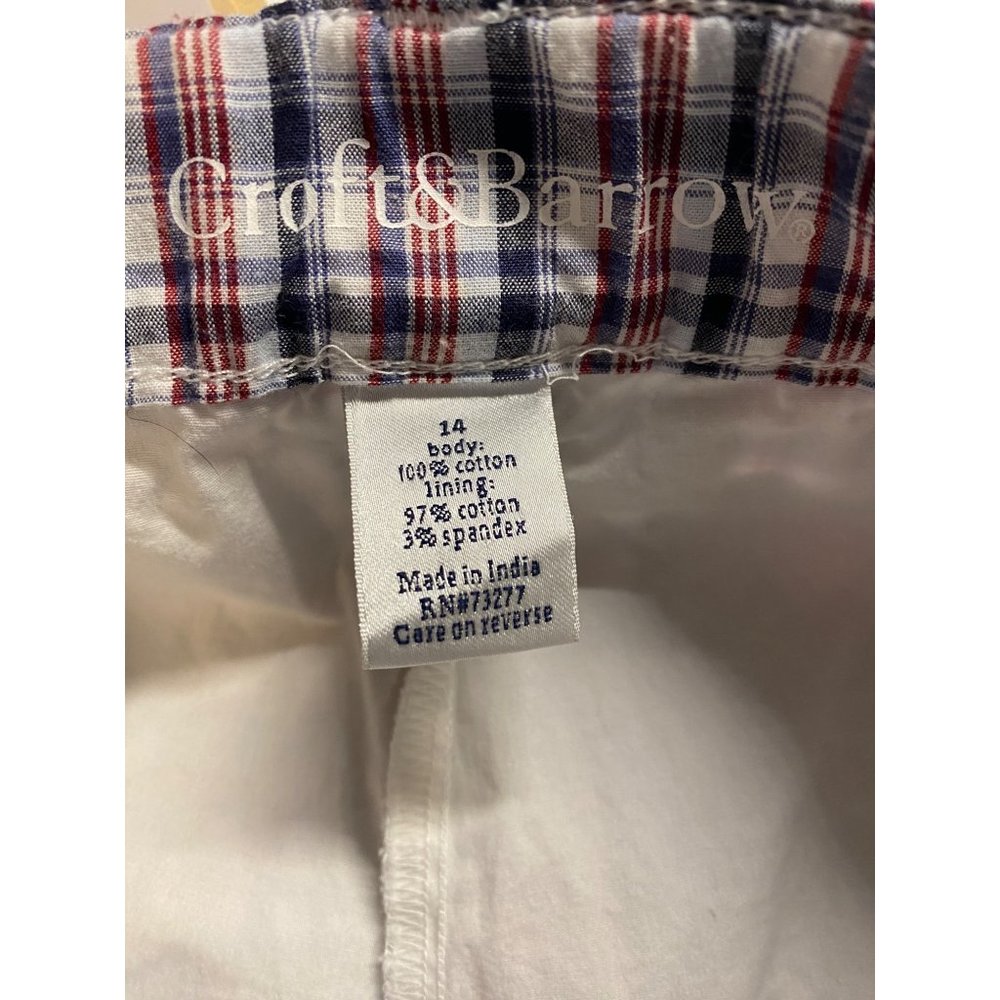 Croft & Barrow Classic Skort Womens US 14 Crab Bake Red Patchwork Stretch Preppy - Picture 3 of 16